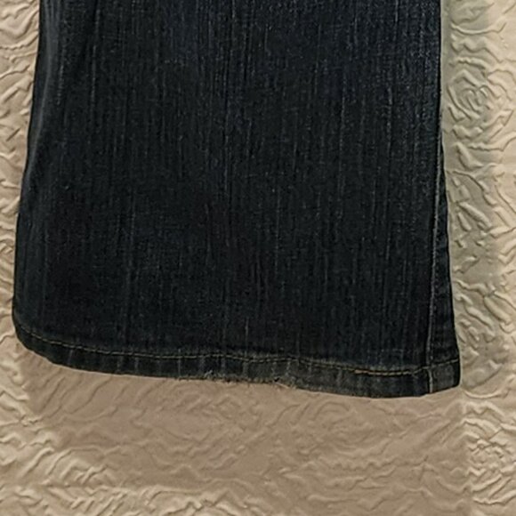 Anne Taylor Loft Women's original boot fit medium wash whiskered denim jean sz 6 - Picture 10 of 11